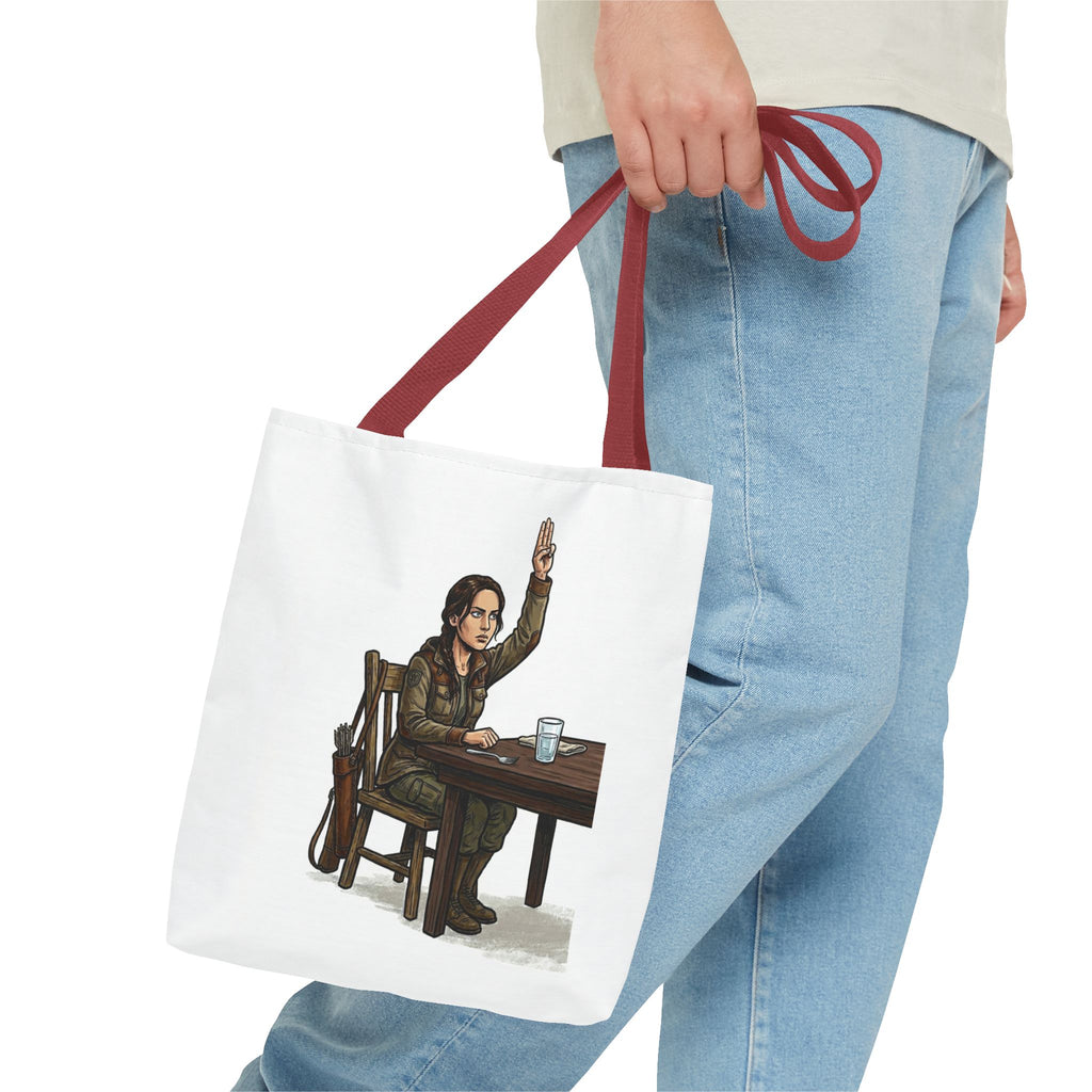 Tote Bag Juego de Hambre Meme, Bolso para el almuerzo oficina, Regalo divertido para compañeros de trabajo, Hunger Games Parody