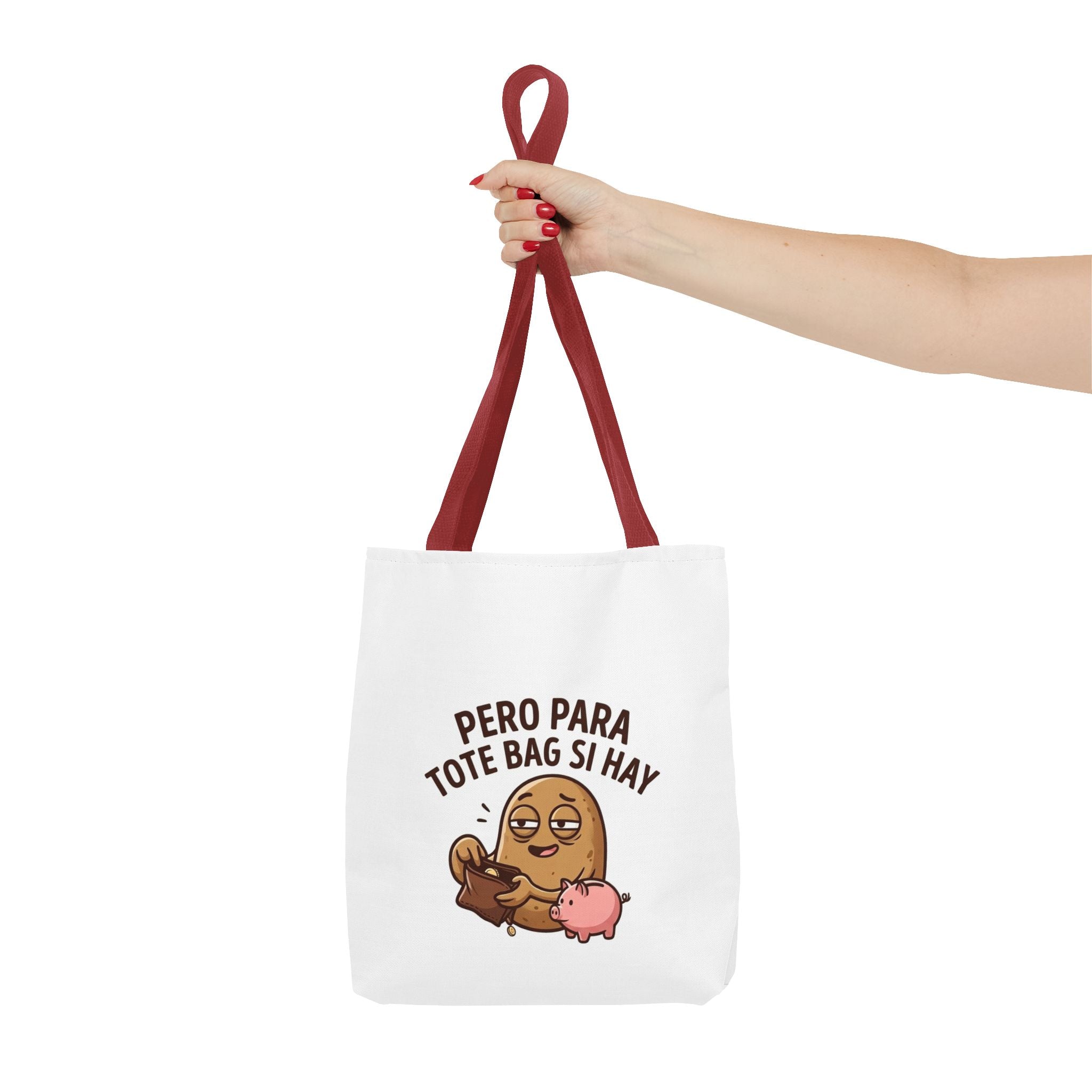Funny Potato Meme Tote Bag, Couch Potato Gift, Polyester Everyday Carryall