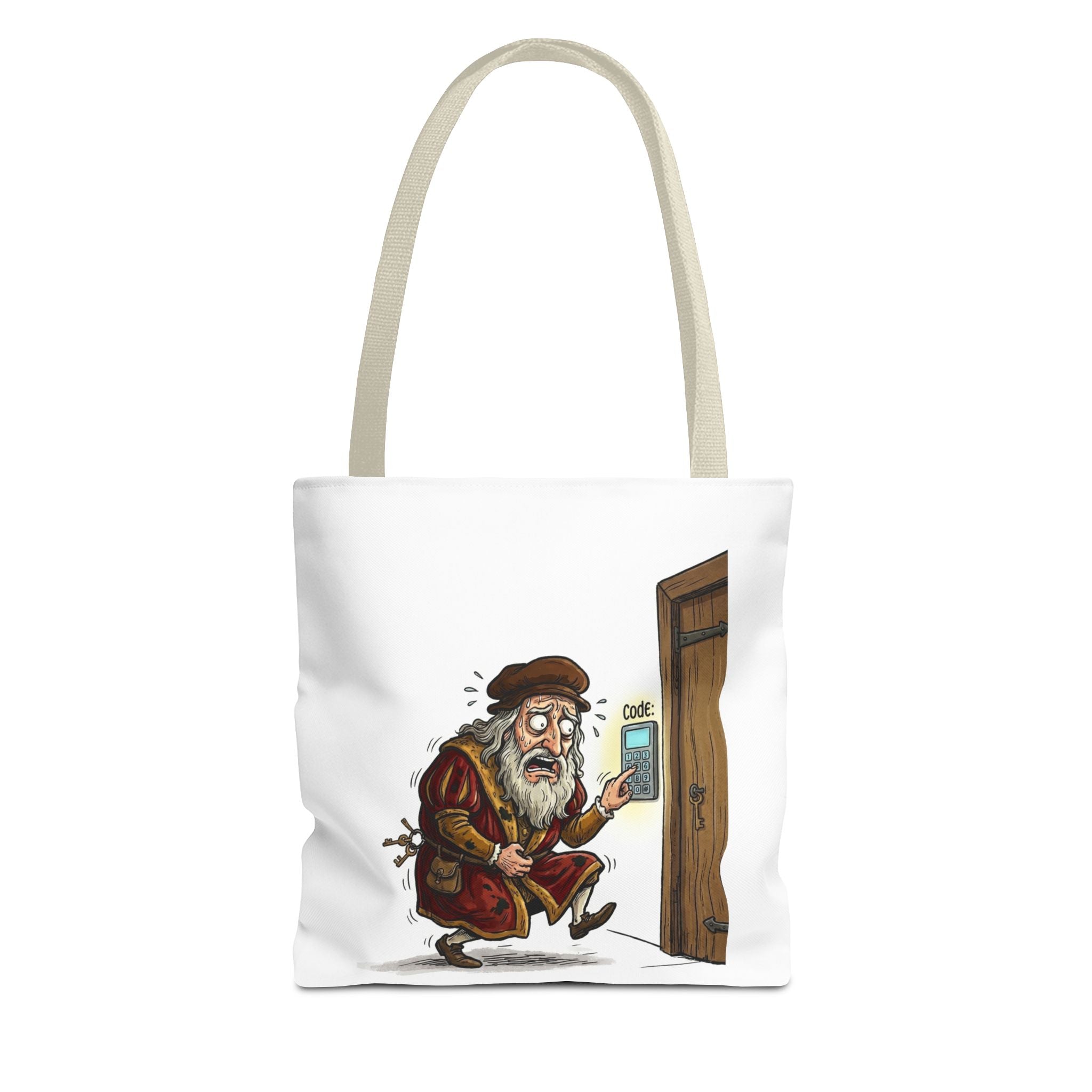 DaVinci Code Funny Tote Bag, Renaissance Art History Lover Gift