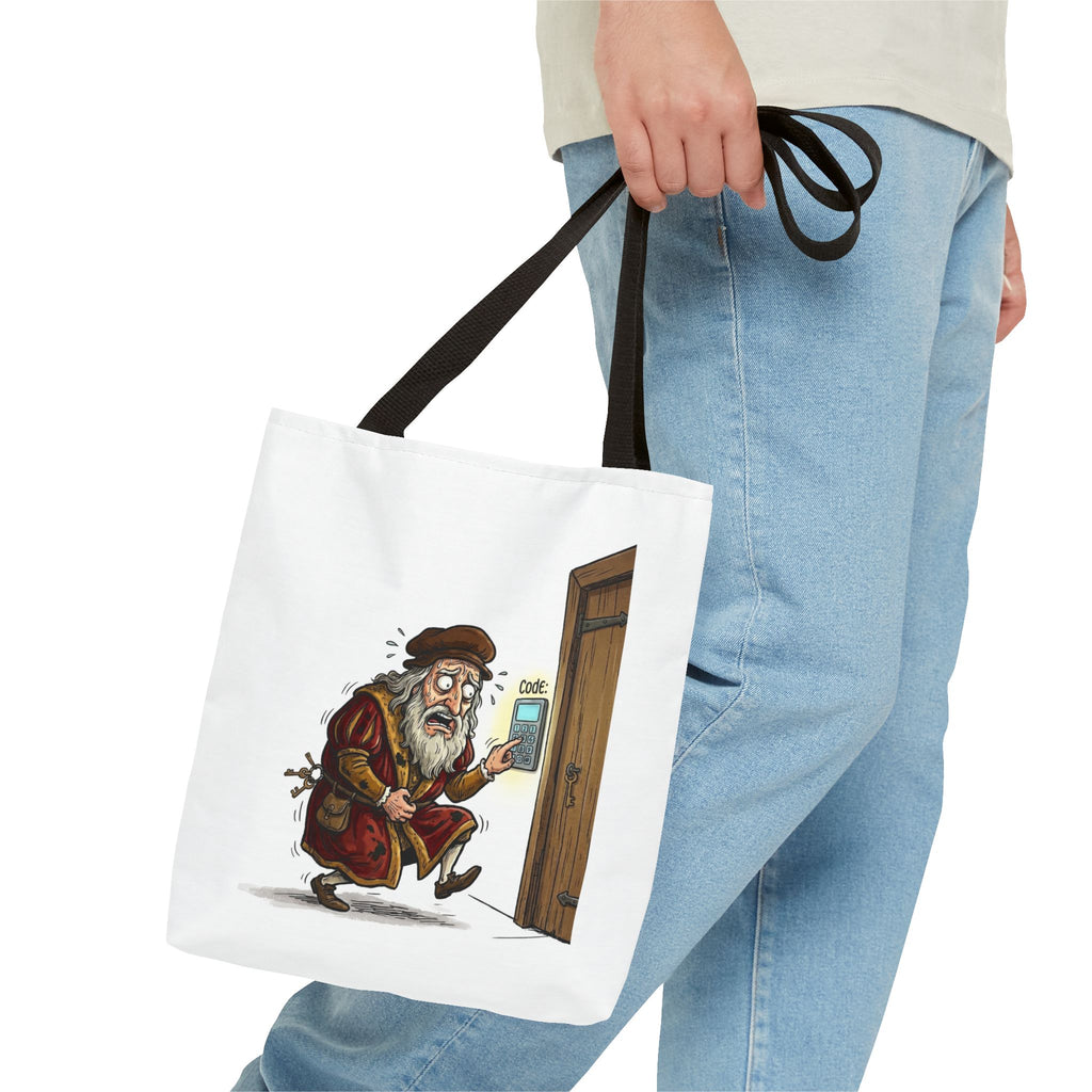 DaVinci Code Funny Tote Bag, Renaissance Art History Lover Gift