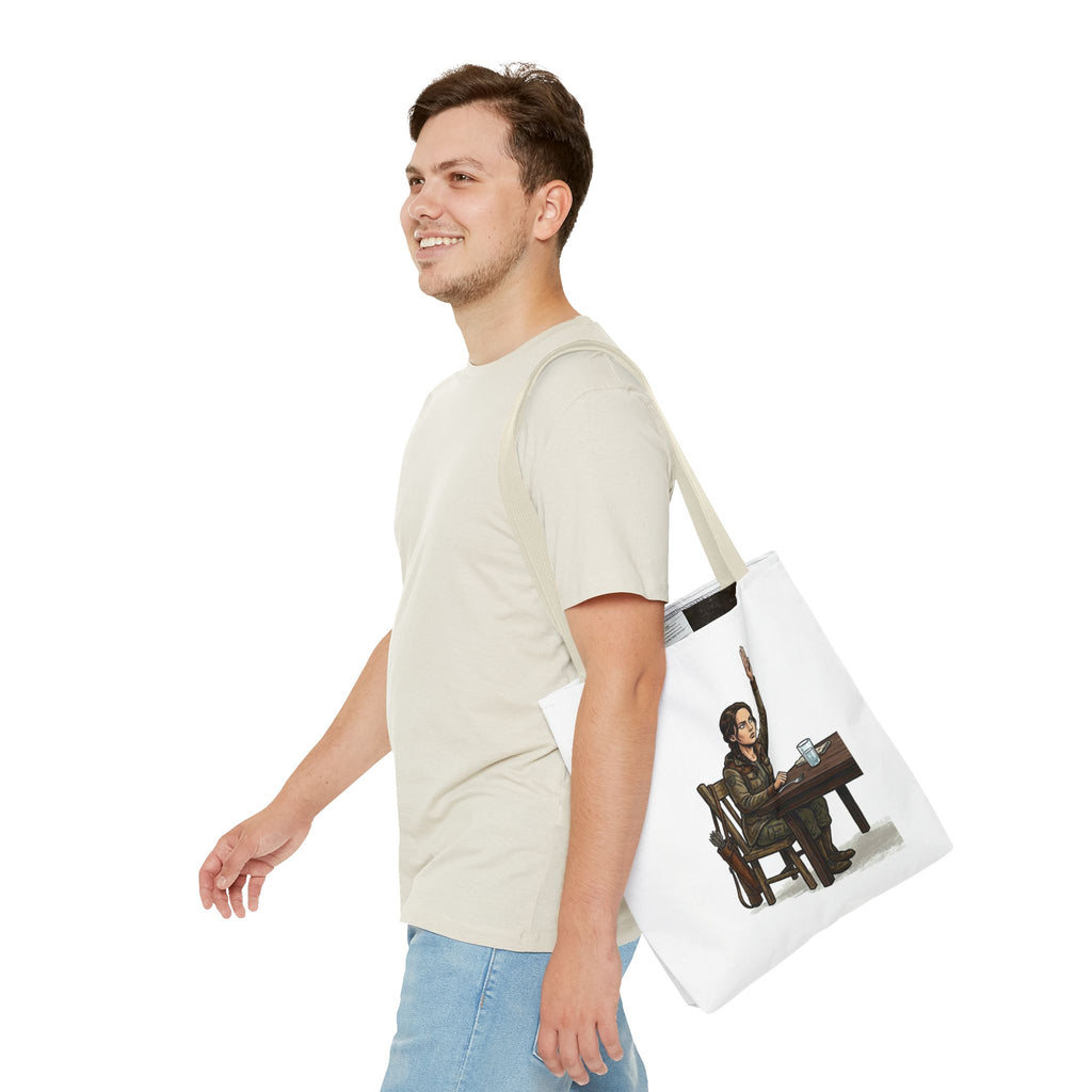 Tote Bag Juego de Hambre Meme, Bolso para el almuerzo oficina, Regalo divertido para compañeros de trabajo, Hunger Games Parody