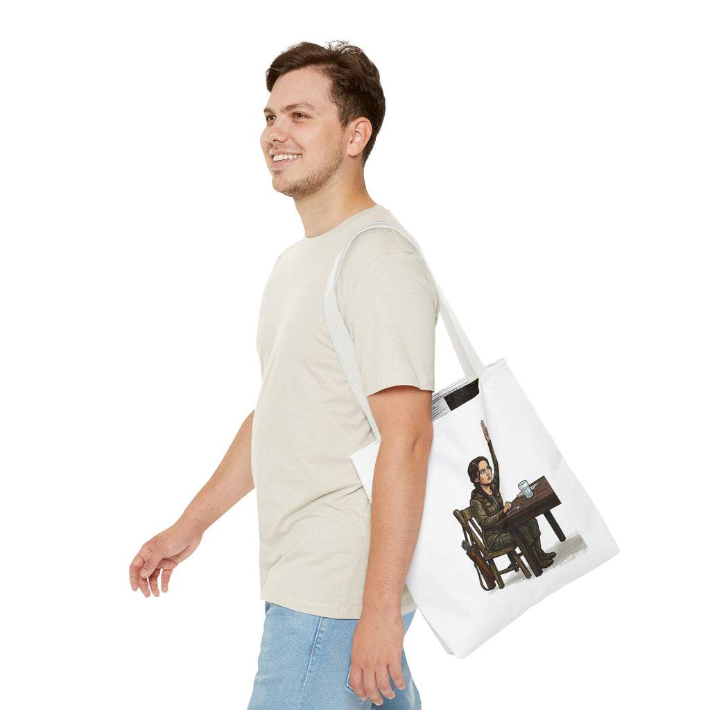 Tote Bag Juego de Hambre Meme, Bolso para el almuerzo oficina, Regalo divertido para compañeros de trabajo, Hunger Games Parody