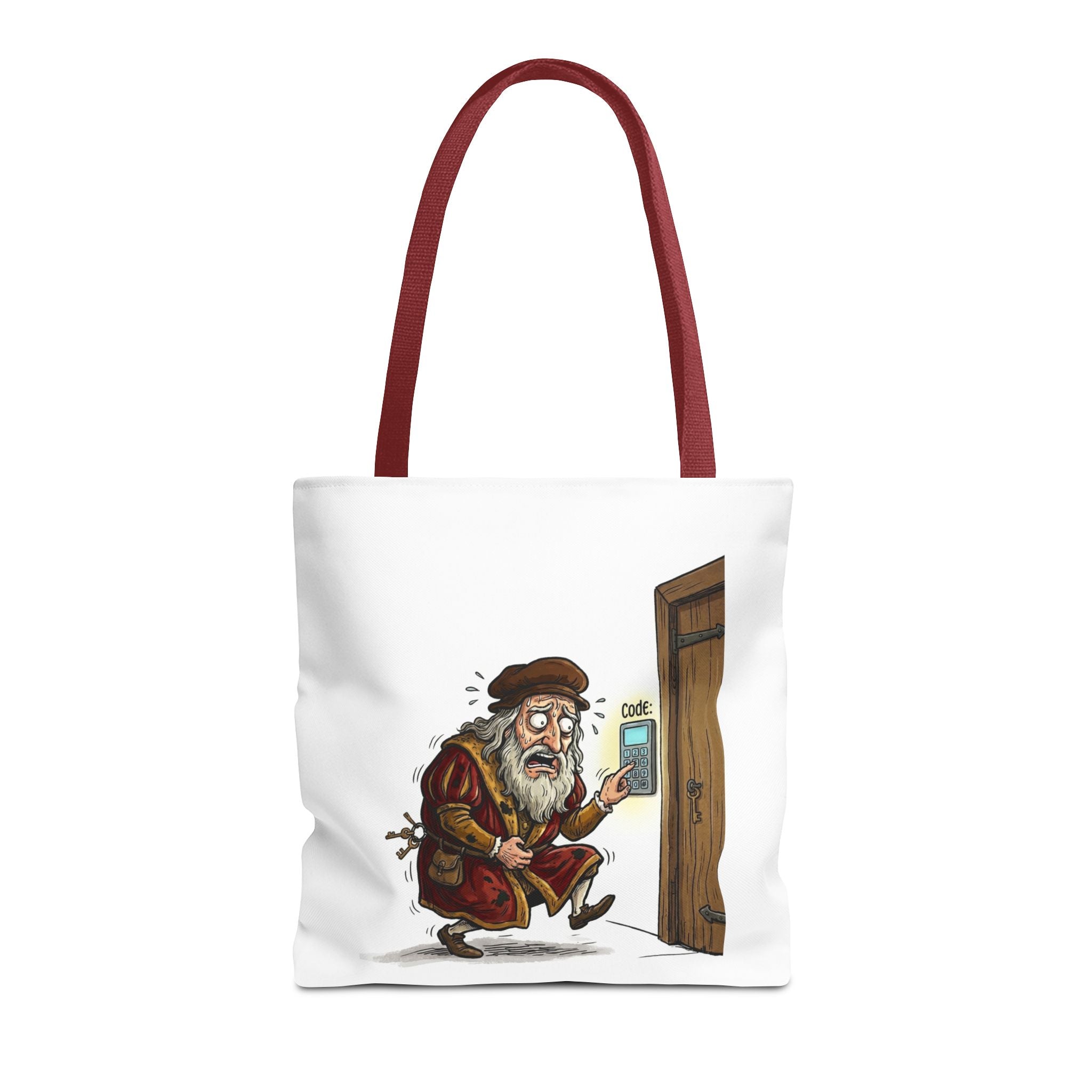 DaVinci Code Funny Tote Bag, Renaissance Art History Lover Gift