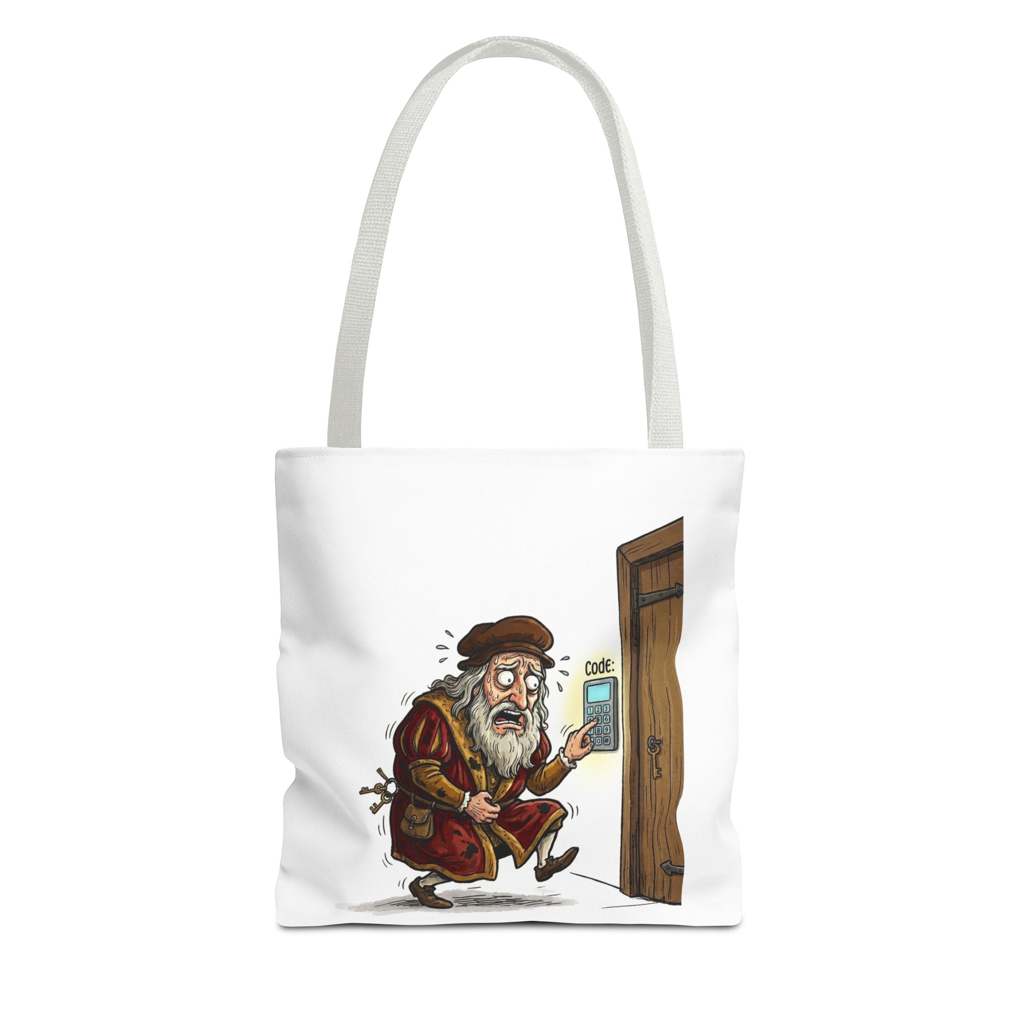 DaVinci Code Funny Tote Bag, Renaissance Art History Lover Gift