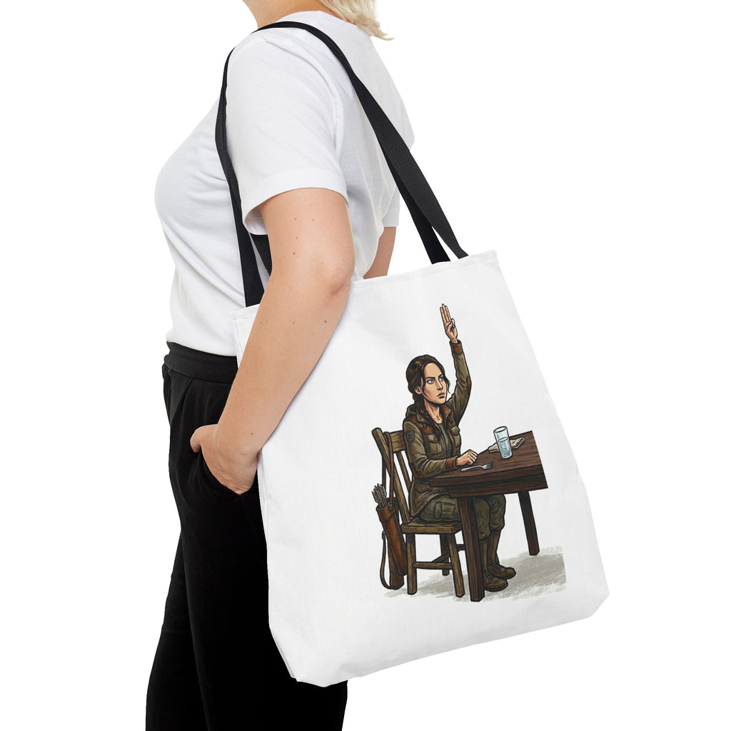 Tote Bag Juego de Hambre Meme, Bolso para el almuerzo oficina, Regalo divertido para compañeros de trabajo, Hunger Games Parody