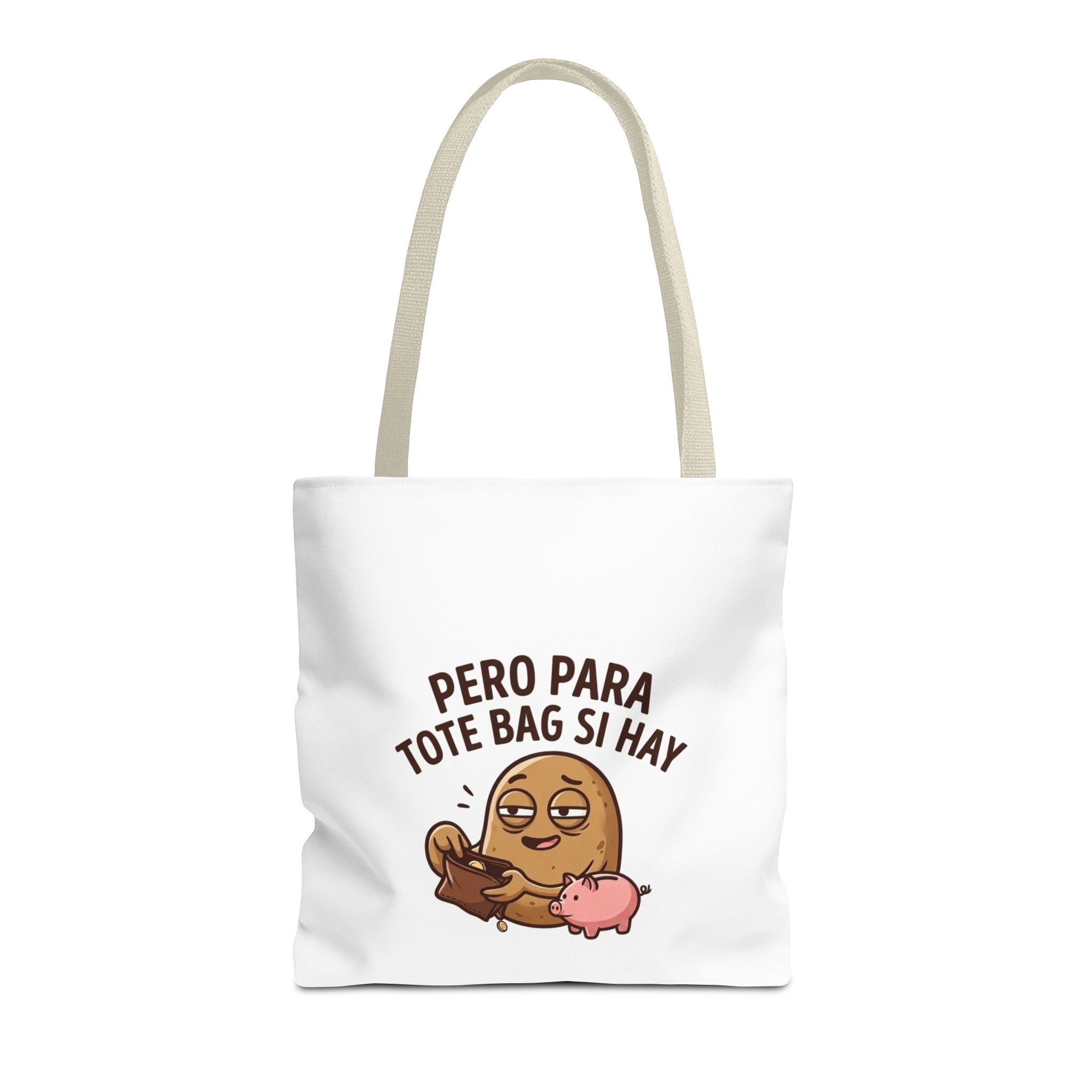 Funny Potato Meme Tote Bag, Couch Potato Gift, Polyester Everyday Carryall