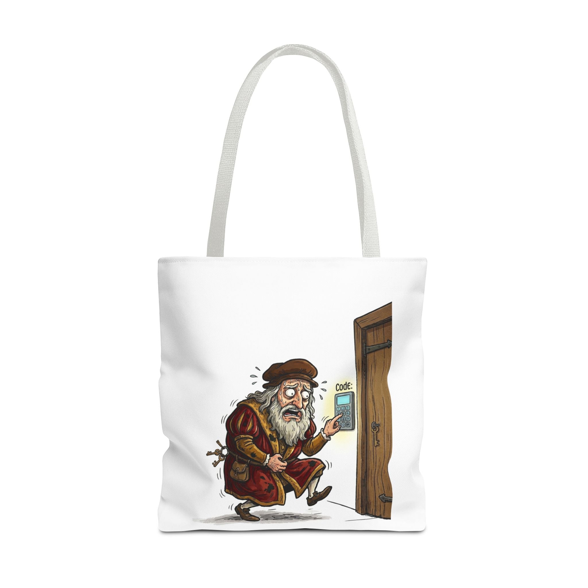 DaVinci Code Funny Tote Bag, Renaissance Art History Lover Gift