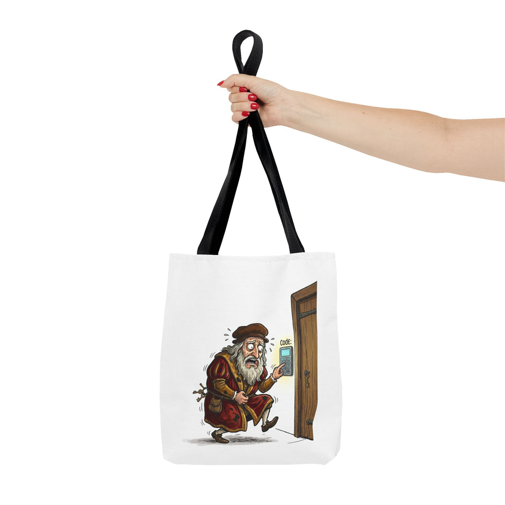 DaVinci Code Funny Tote Bag, Renaissance Art History Lover Gift