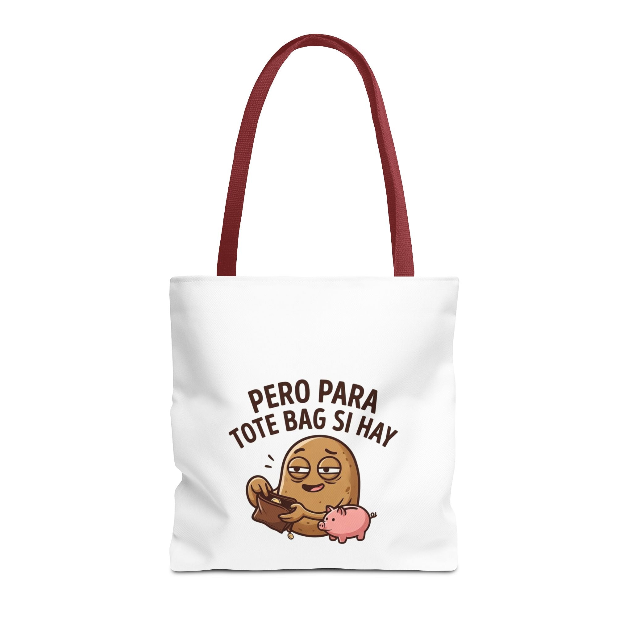 Funny Potato Meme Tote Bag, Couch Potato Gift, Polyester Everyday Carryall