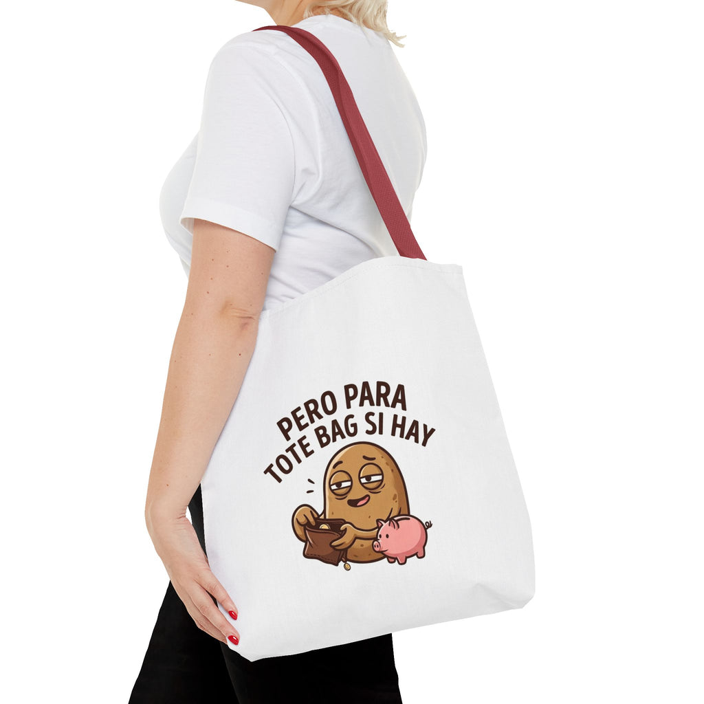Funny Potato Meme Tote Bag, Couch Potato Gift, Polyester Everyday Carryall