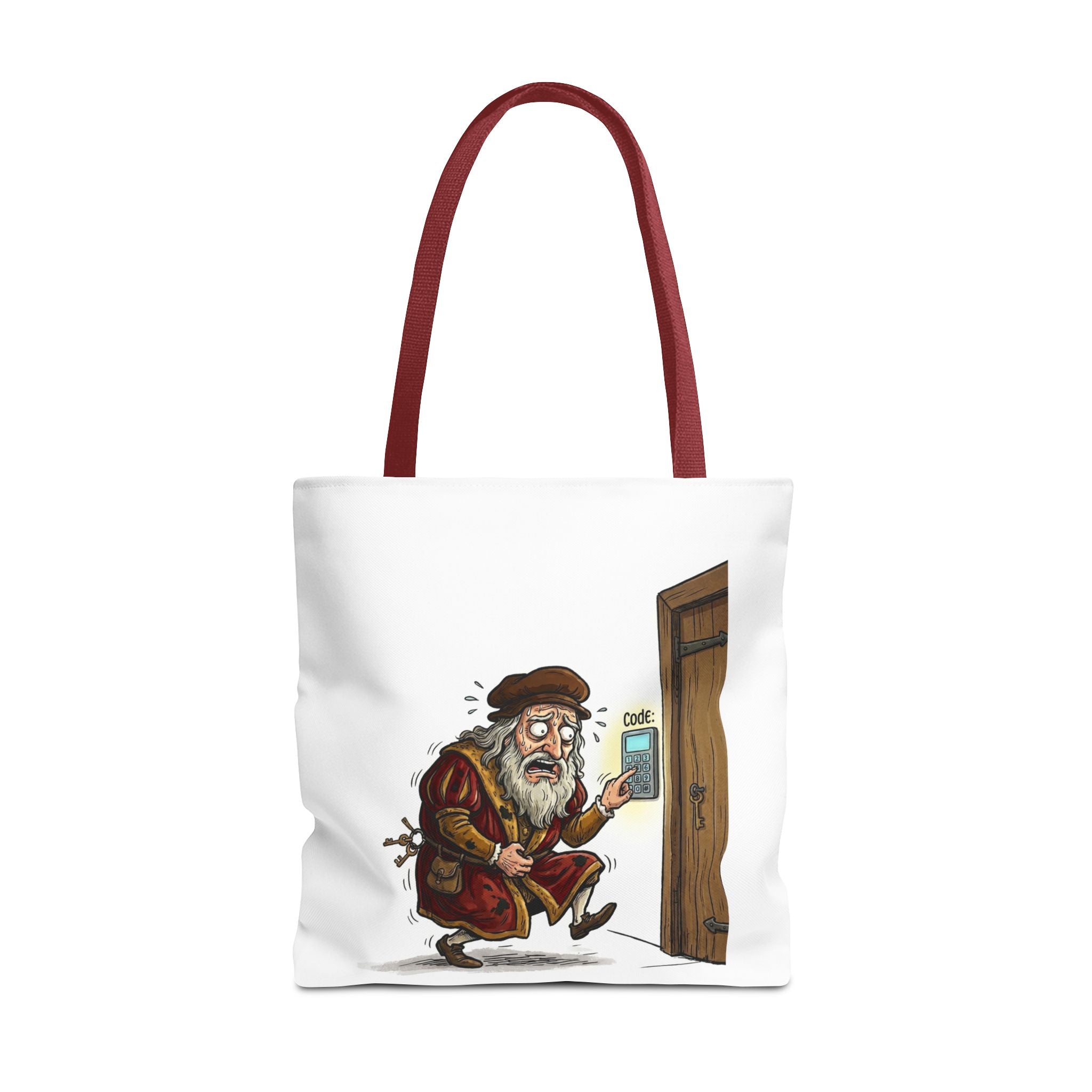 DaVinci Code Funny Tote Bag, Renaissance Art History Lover Gift