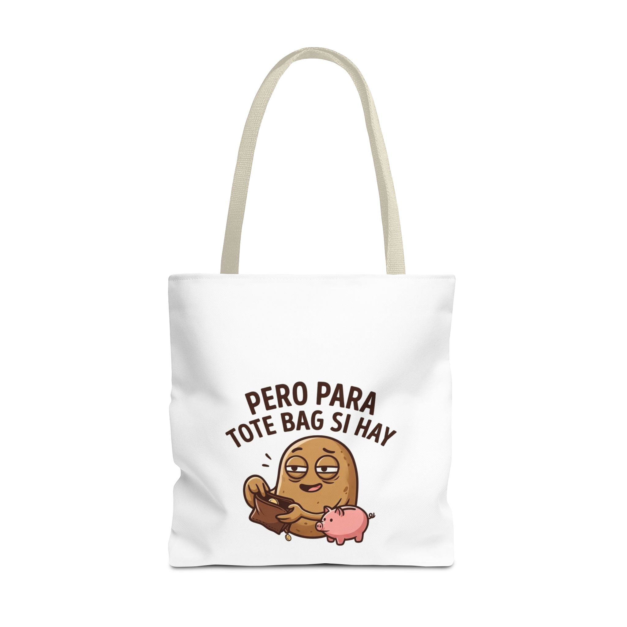 Funny Potato Meme Tote Bag, Couch Potato Gift, Polyester Everyday Carryall