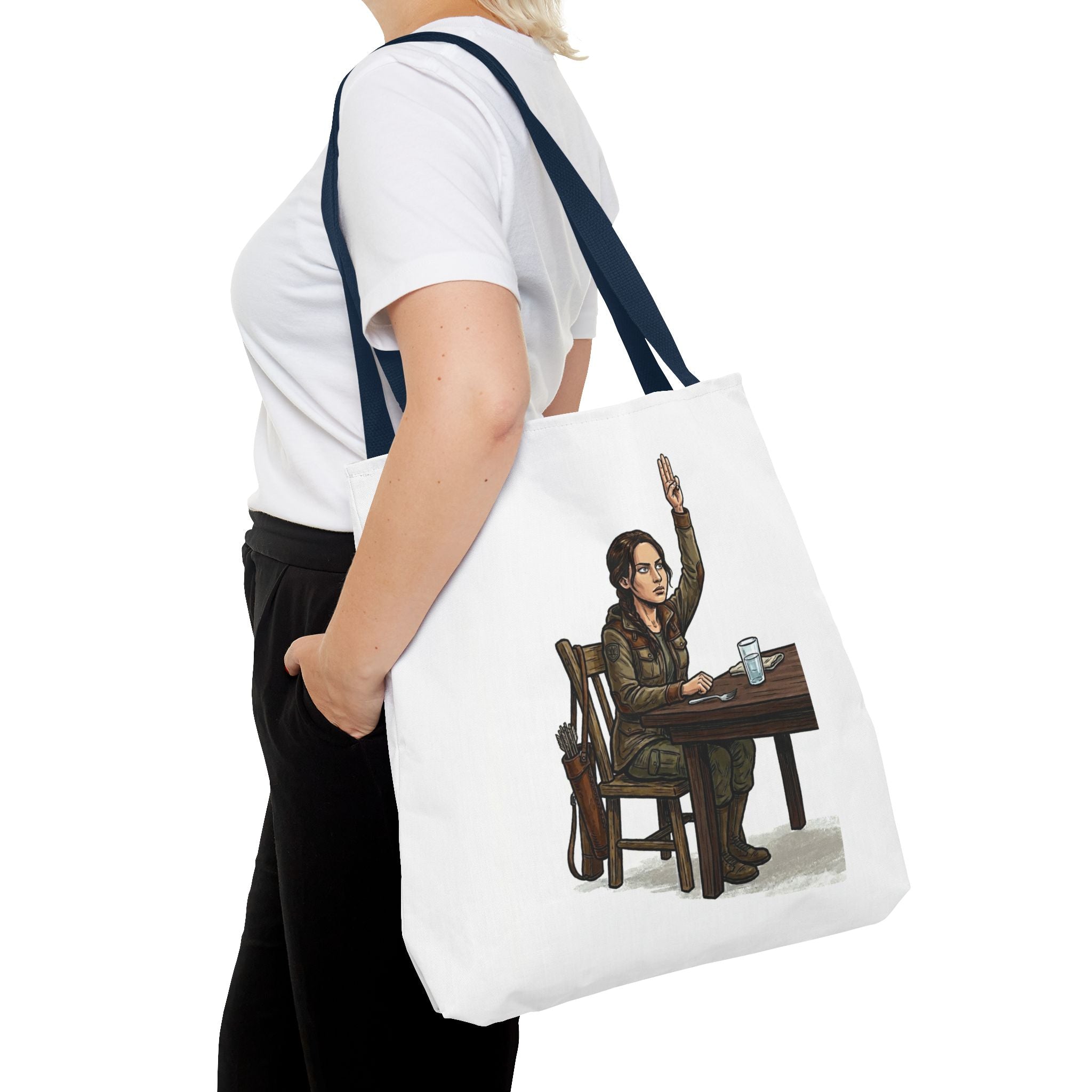 Tote Bag Juego de Hambre Meme, Bolso para el almuerzo oficina, Regalo divertido para compañeros de trabajo, Hunger Games Parody