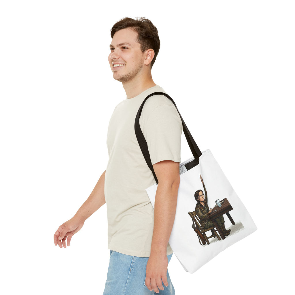 Tote Bag Juego de Hambre Meme, Bolso para el almuerzo oficina, Regalo divertido para compañeros de trabajo, Hunger Games Parody