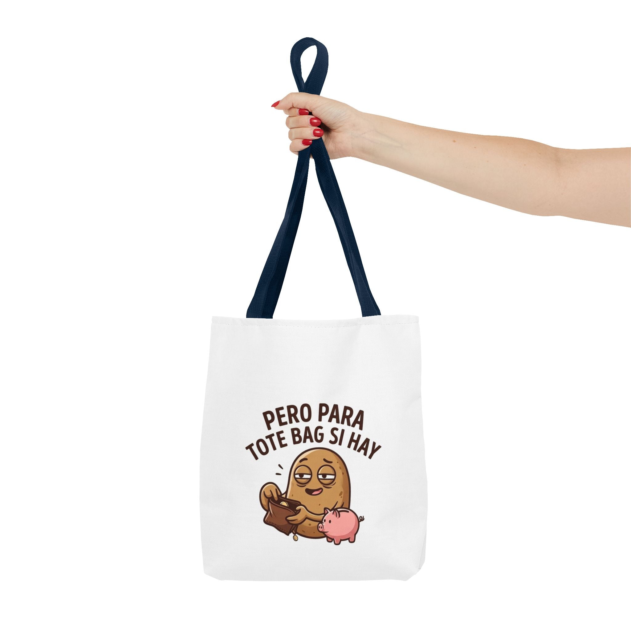 Funny Potato Meme Tote Bag, Couch Potato Gift, Polyester Everyday Carryall