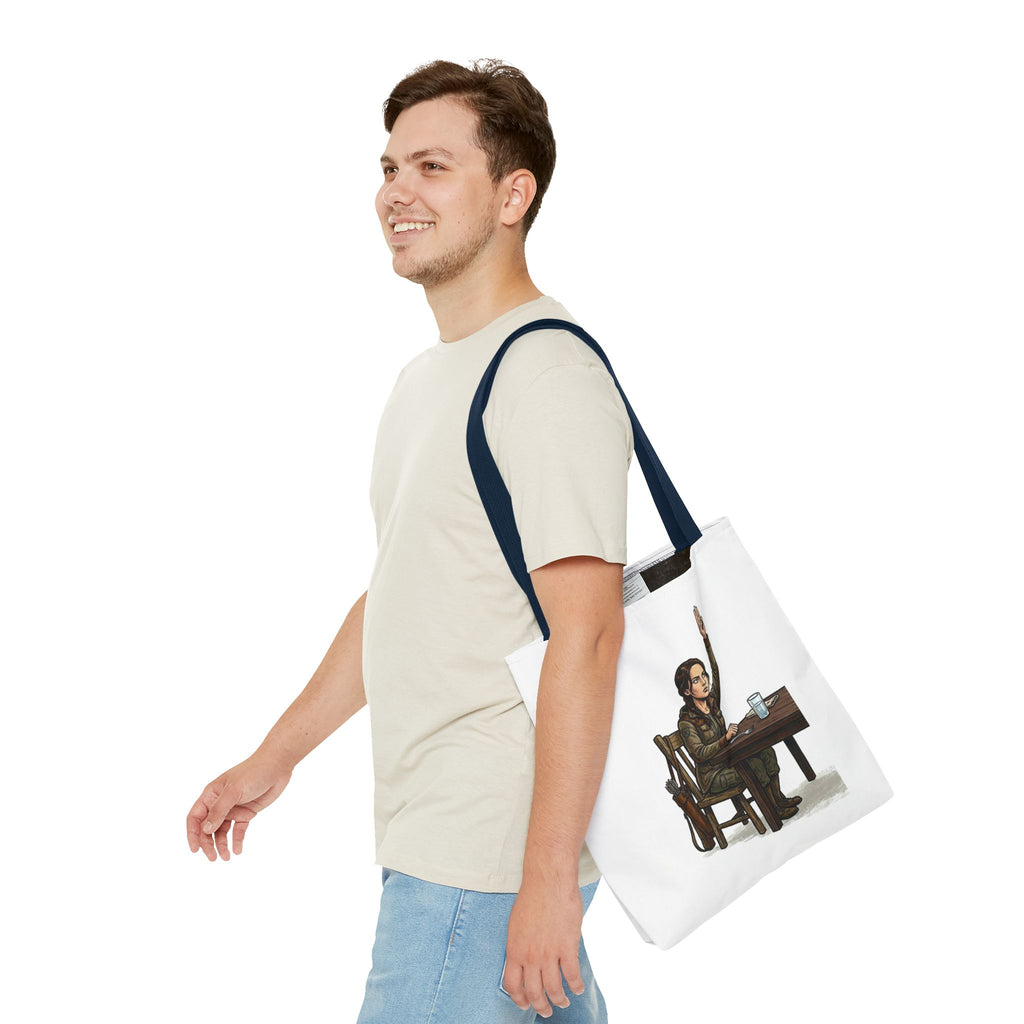 Tote Bag Juego de Hambre Meme, Bolso para el almuerzo oficina, Regalo divertido para compañeros de trabajo, Hunger Games Parody