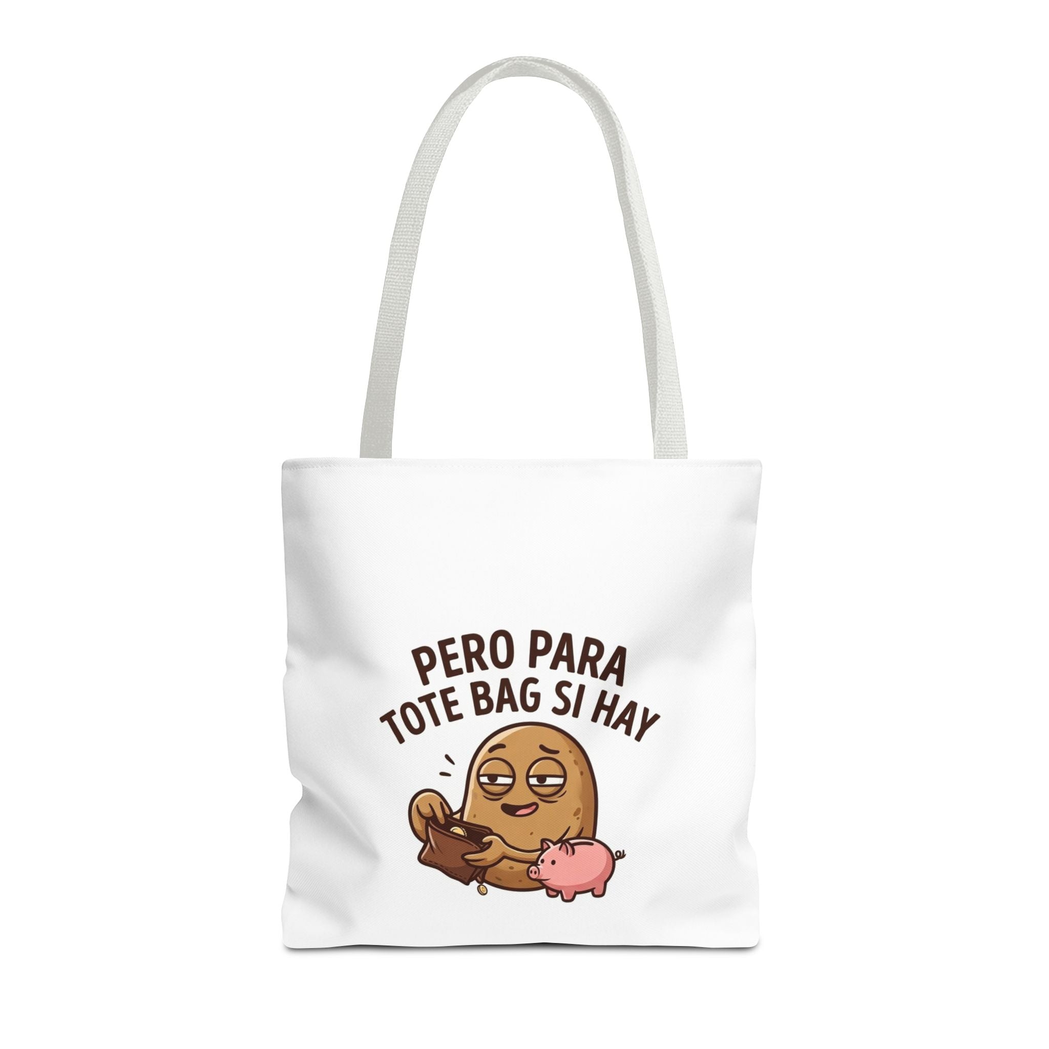 Funny Potato Meme Tote Bag, Couch Potato Gift, Polyester Everyday Carryall