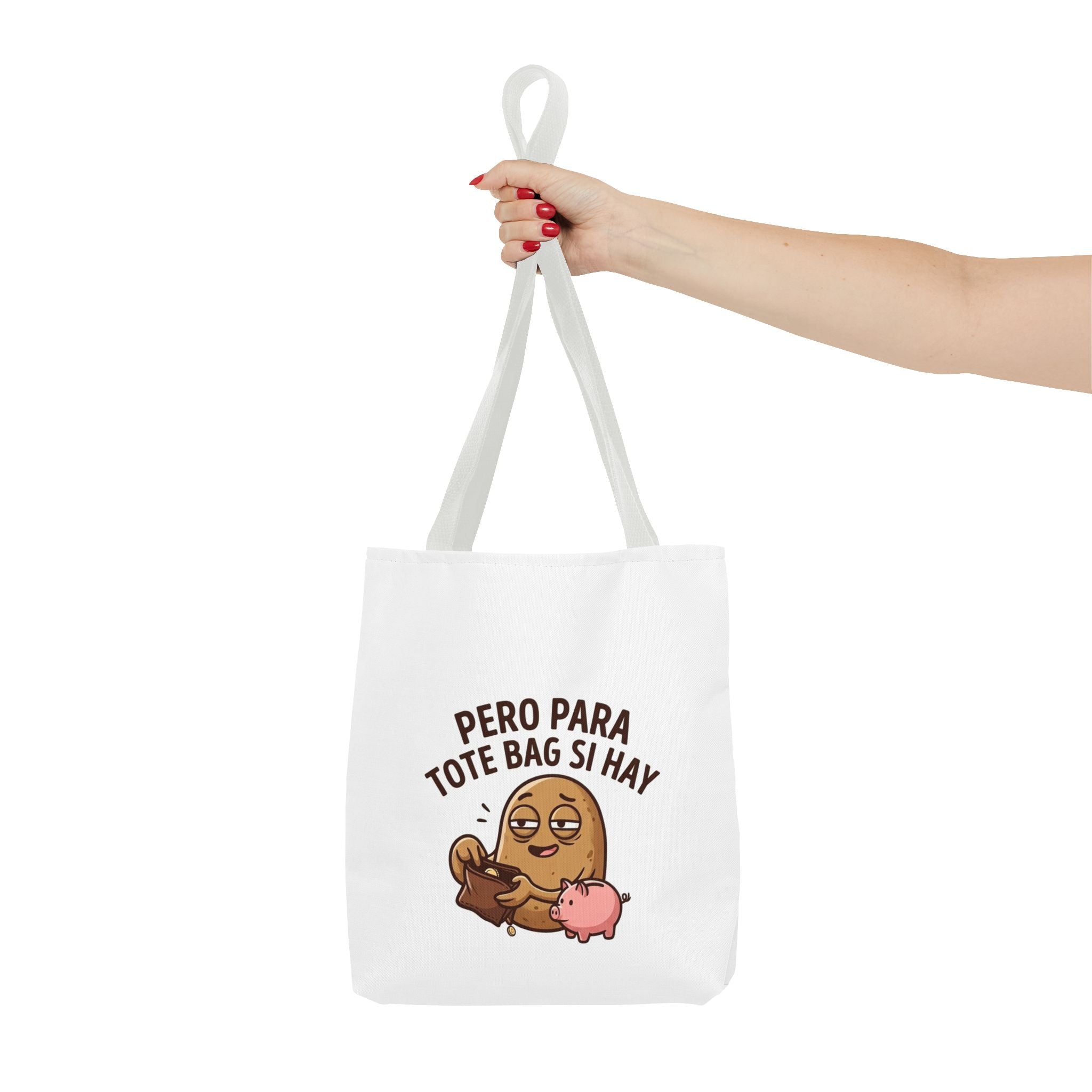 Funny Potato Meme Tote Bag, Couch Potato Gift, Polyester Everyday Carryall