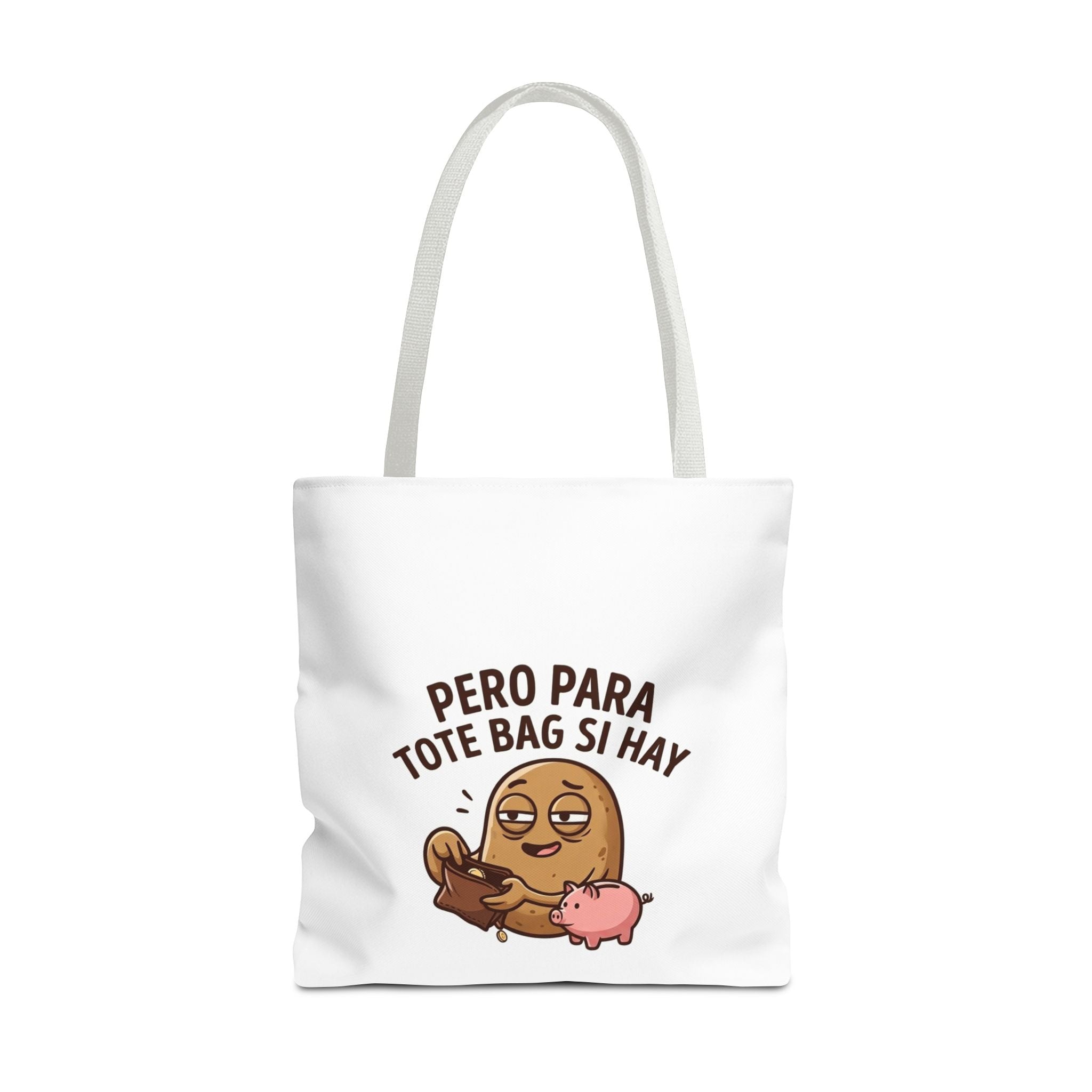 Funny Potato Meme Tote Bag, Couch Potato Gift, Polyester Everyday Carryall