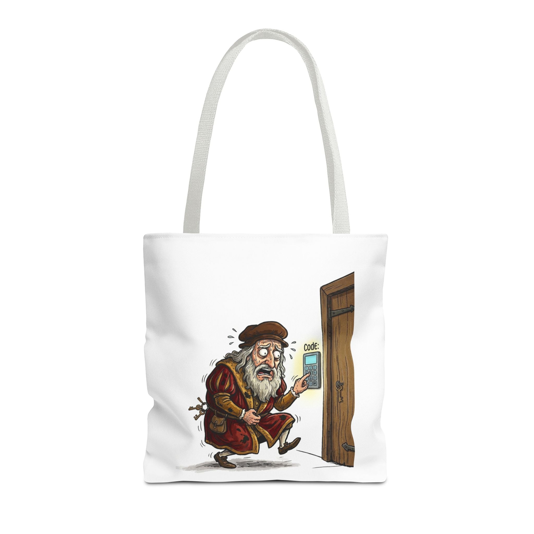 DaVinci Code Funny Tote Bag, Renaissance Art History Lover Gift