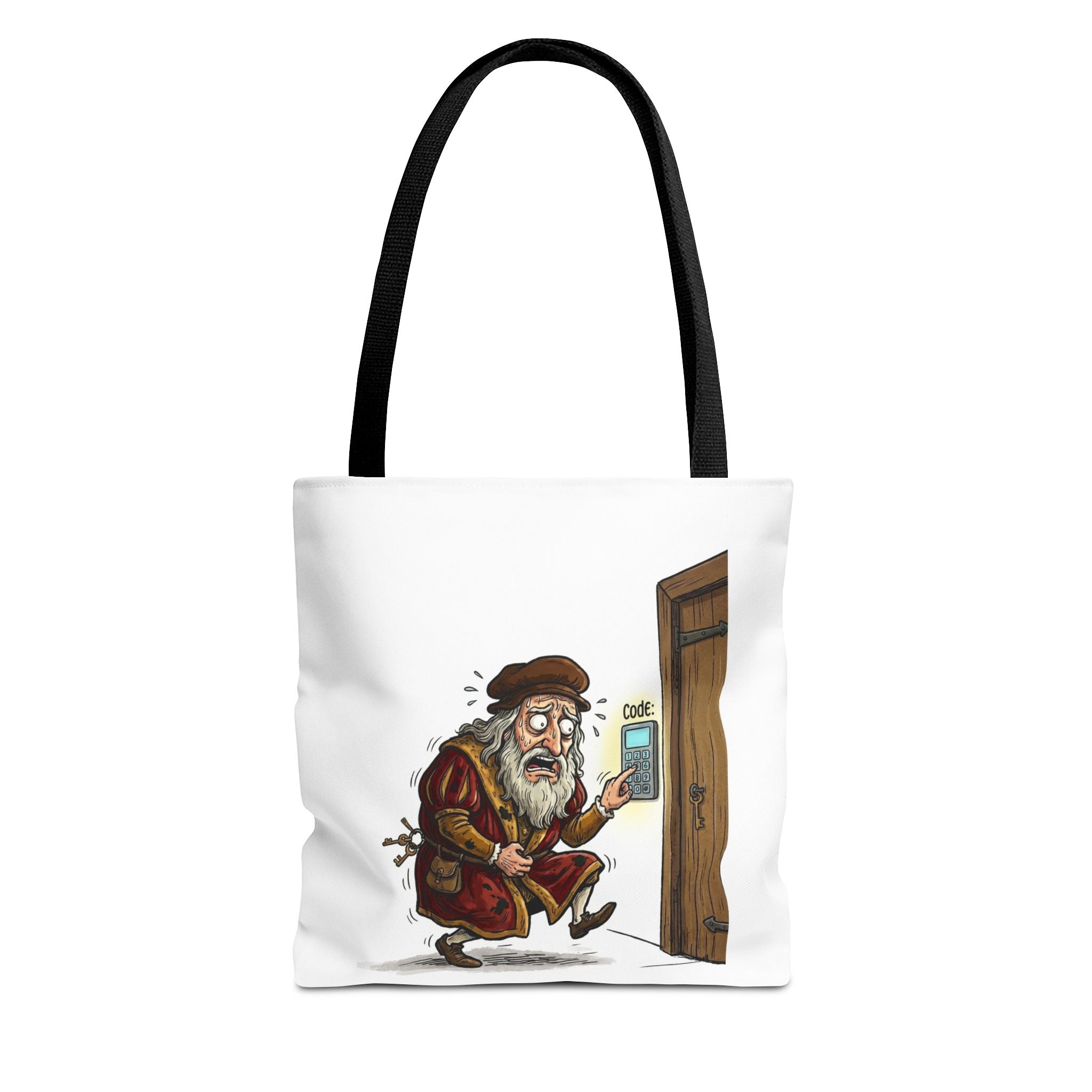 DaVinci Code Funny Tote Bag, Renaissance Art History Lover Gift