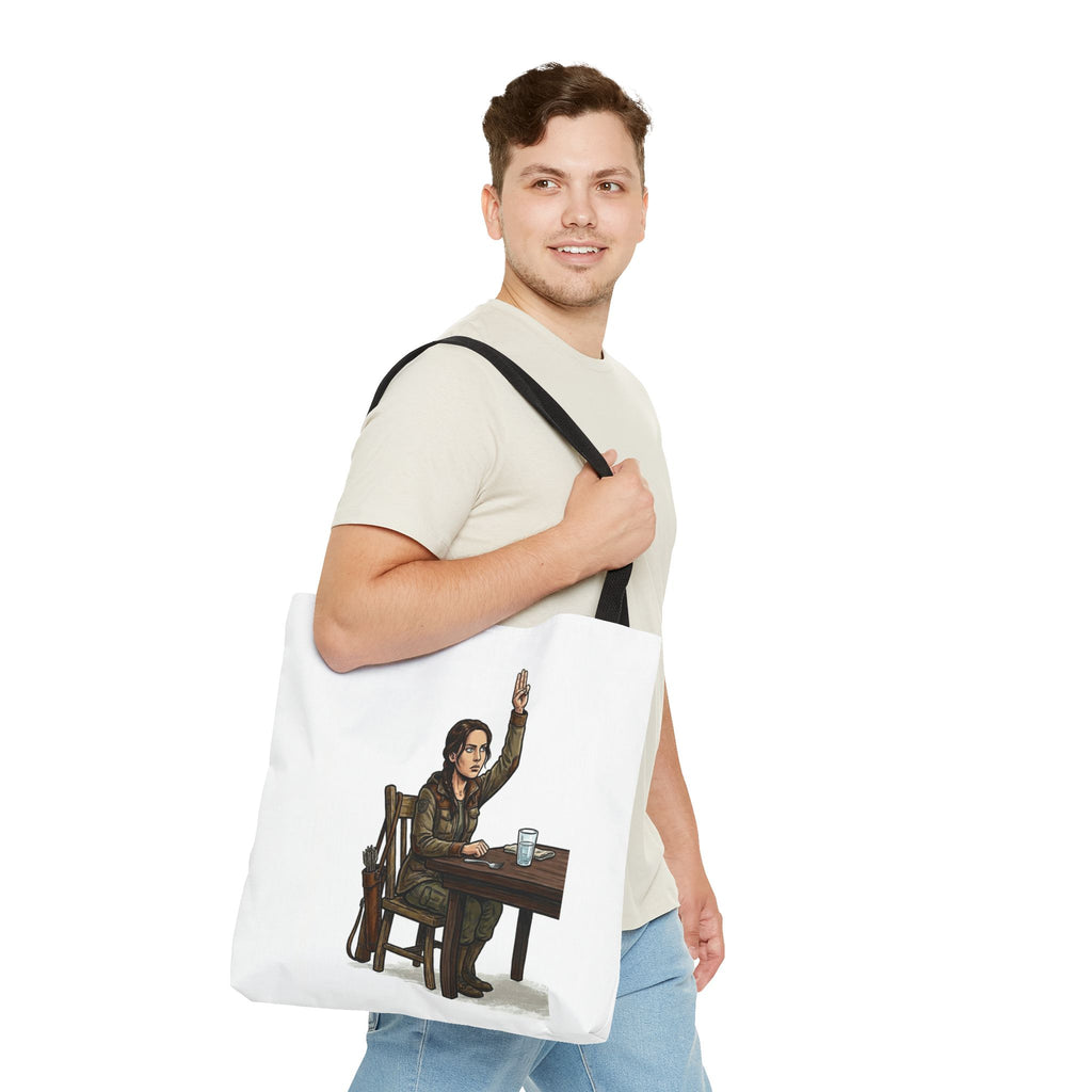 Tote Bag Juego de Hambre Meme, Bolso para el almuerzo oficina, Regalo divertido para compañeros de trabajo, Hunger Games Parody