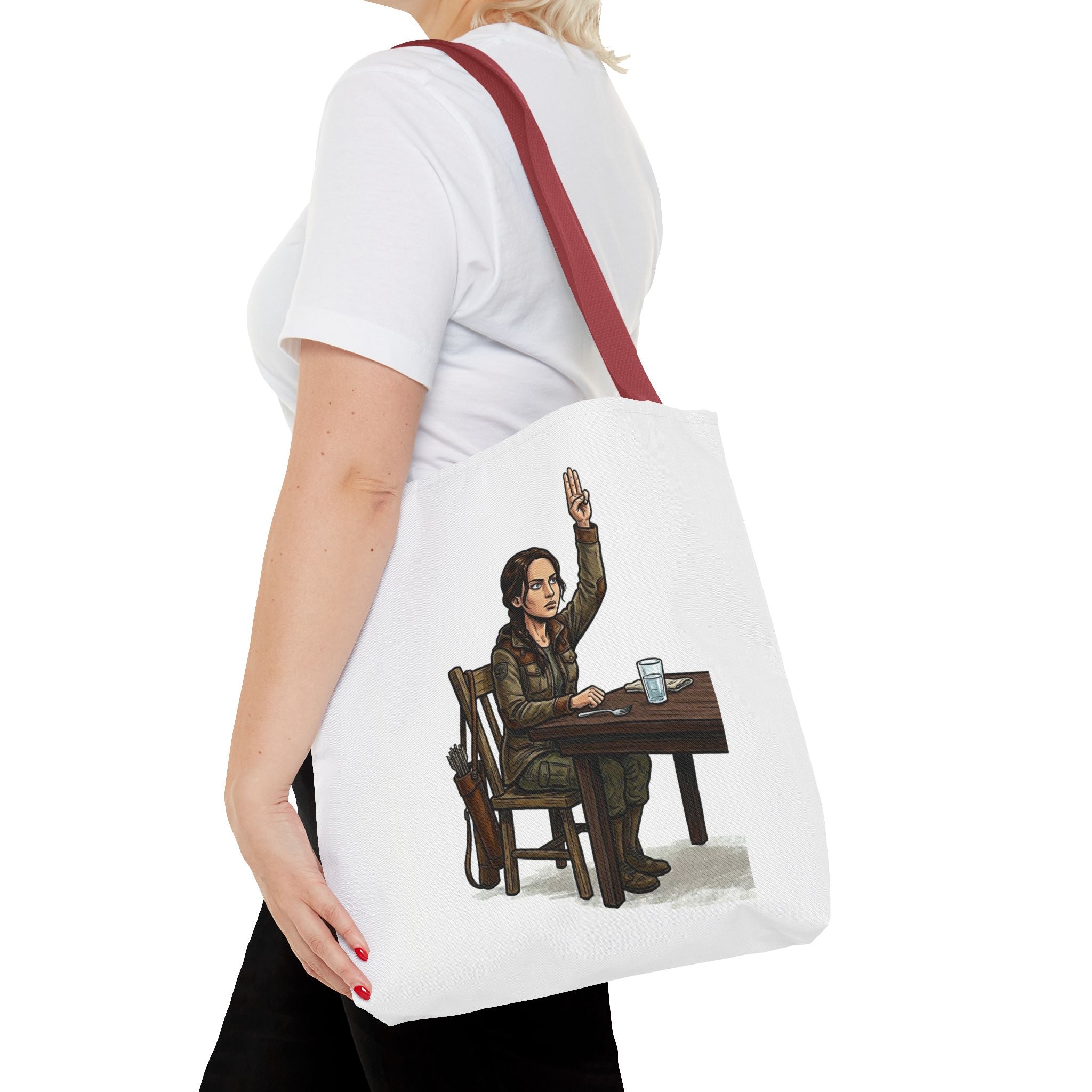Tote Bag Juego de Hambre Meme, Bolso para el almuerzo oficina, Regalo divertido para compañeros de trabajo, Hunger Games Parody