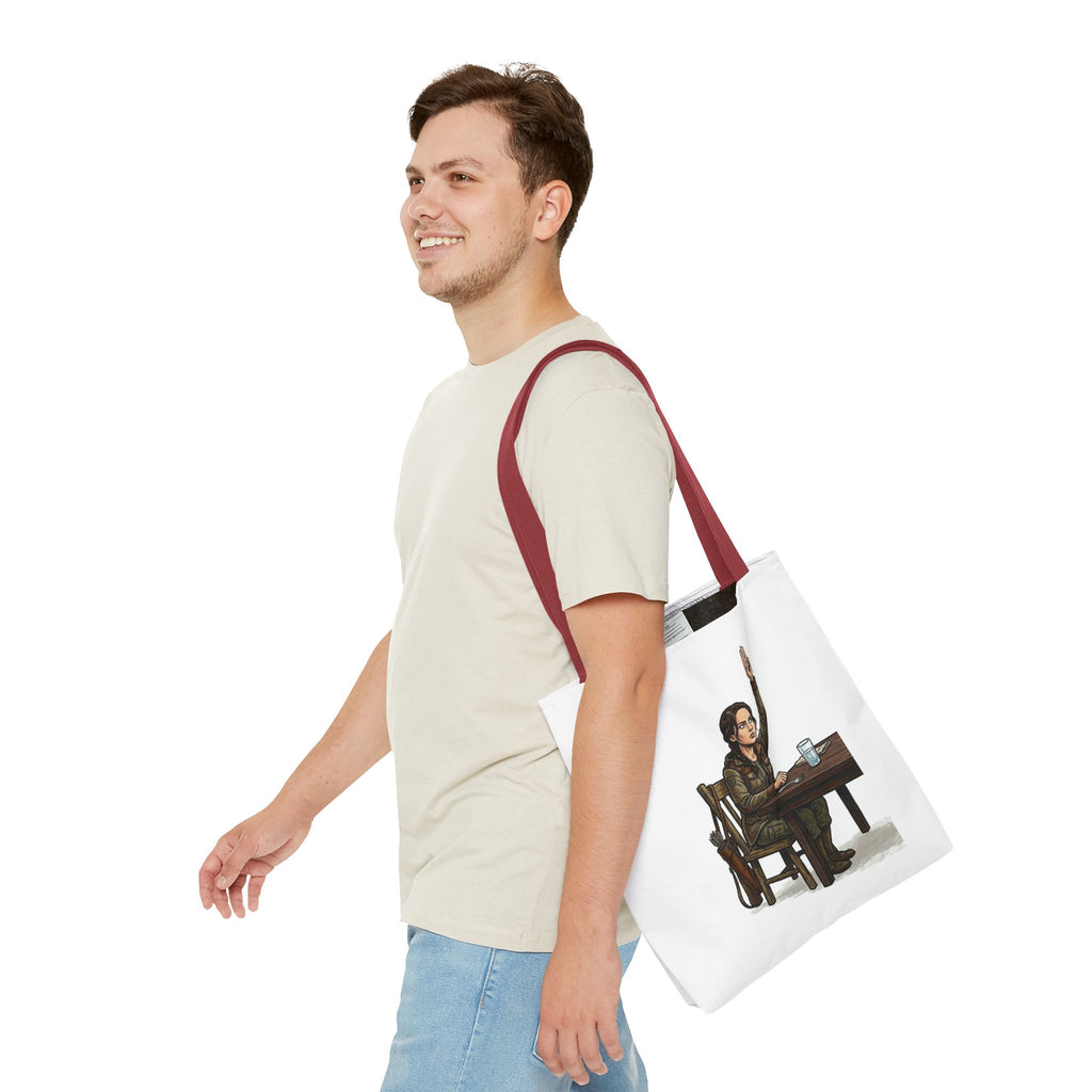 Tote Bag Juego de Hambre Meme, Bolso para el almuerzo oficina, Regalo divertido para compañeros de trabajo, Hunger Games Parody