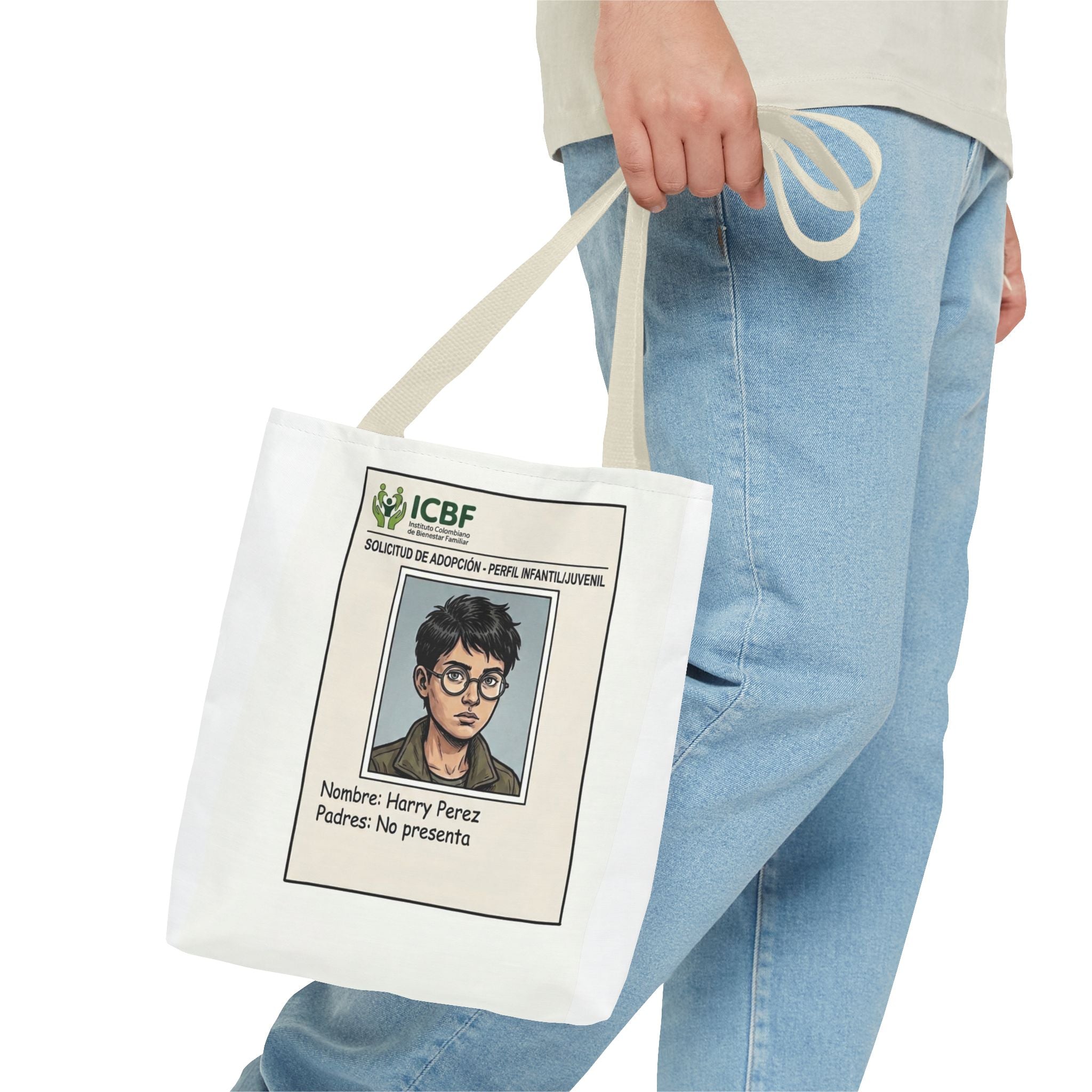 Tote Bag El HP Meme, Bolso Divertido para Fans de Magia, Regalo para Potterheads en Español, Harry Potter Style Aesthetic Tote Bag.