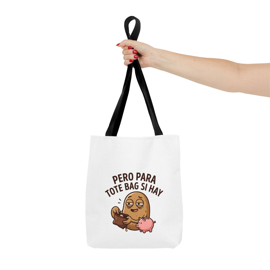 Funny Potato Meme Tote Bag, Couch Potato Gift, Polyester Everyday Carryall