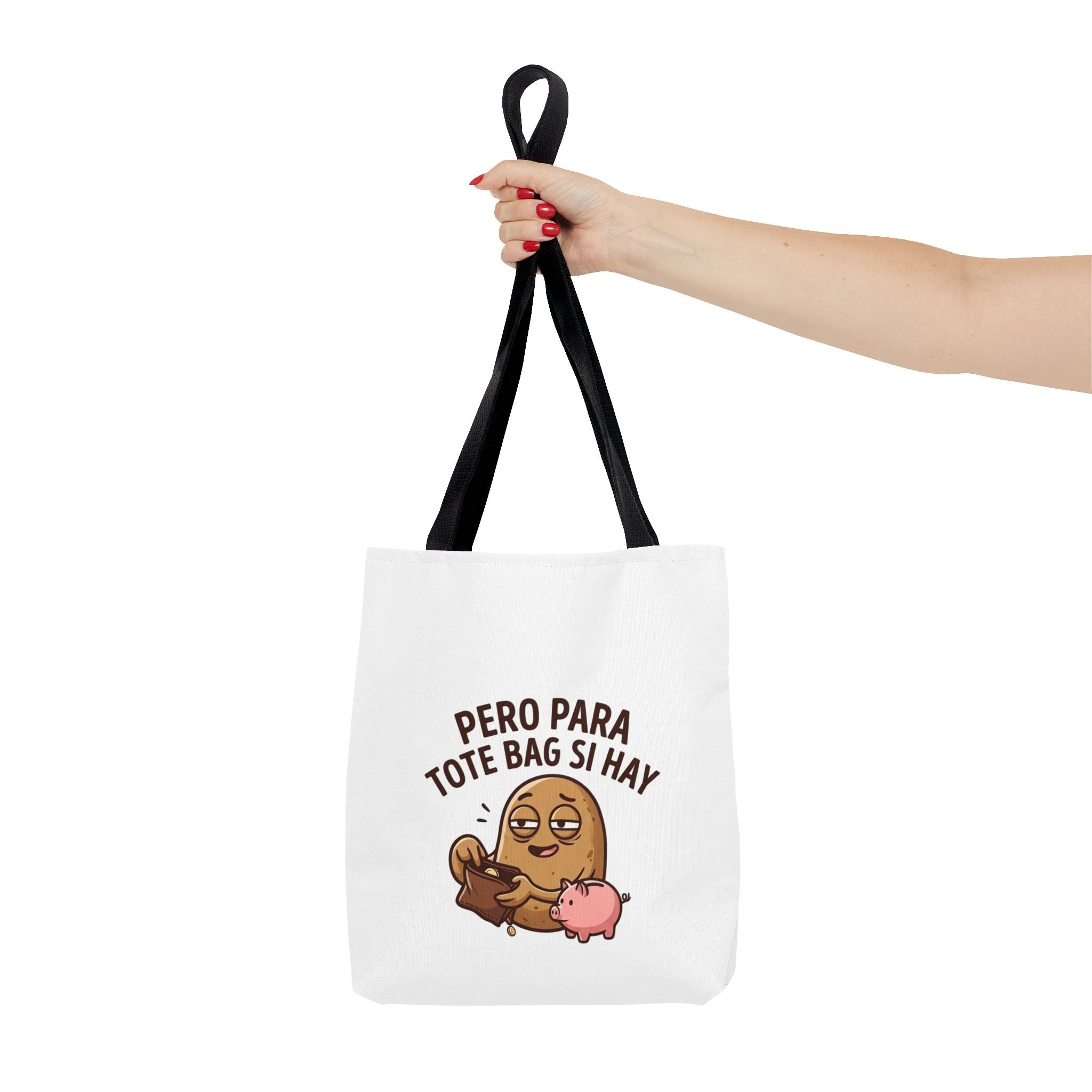 Funny Potato Meme Tote Bag, Couch Potato Gift, Polyester Everyday Carryall