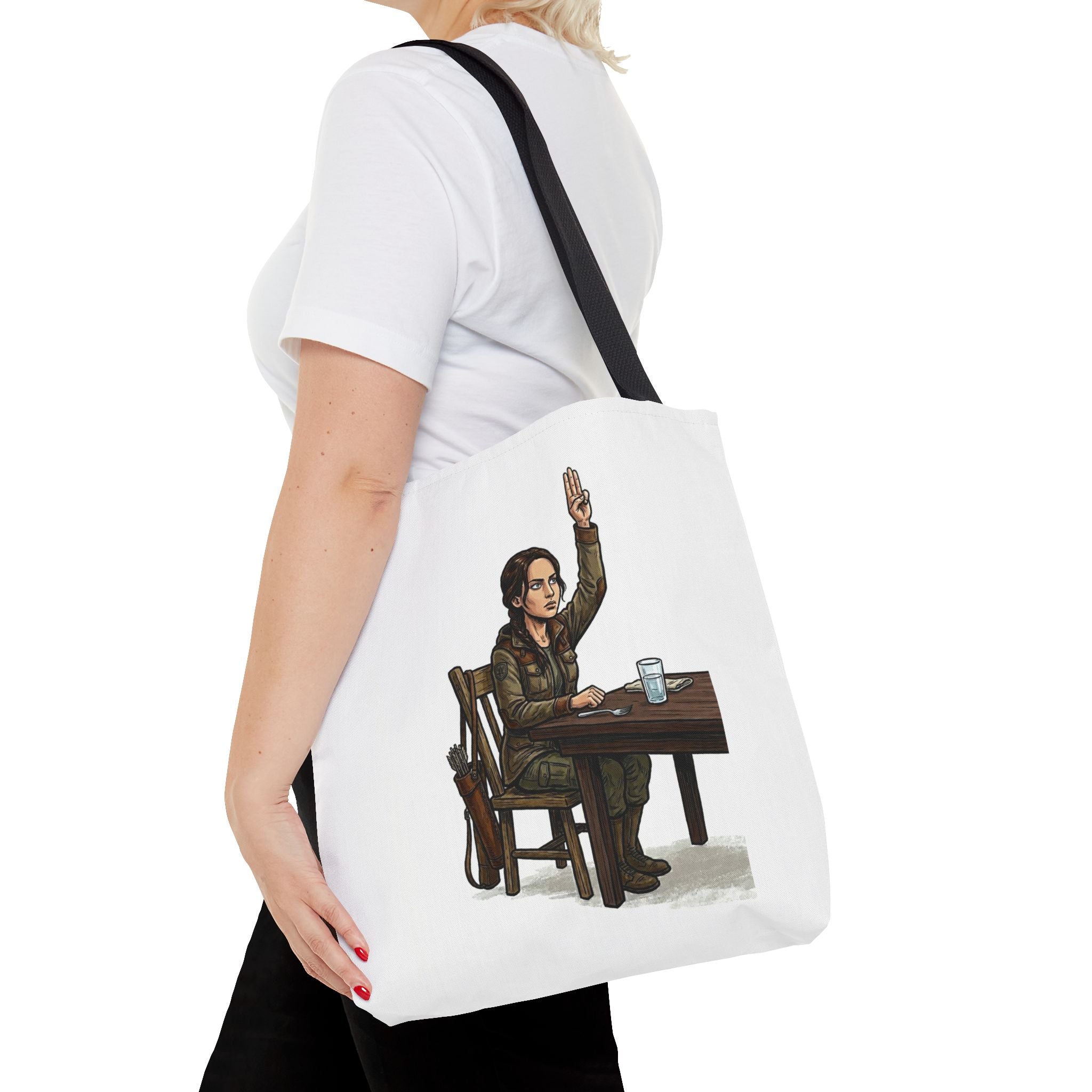 Tote Bag Juego de Hambre Meme, Bolso para el almuerzo oficina, Regalo divertido para compañeros de trabajo, Hunger Games Parody