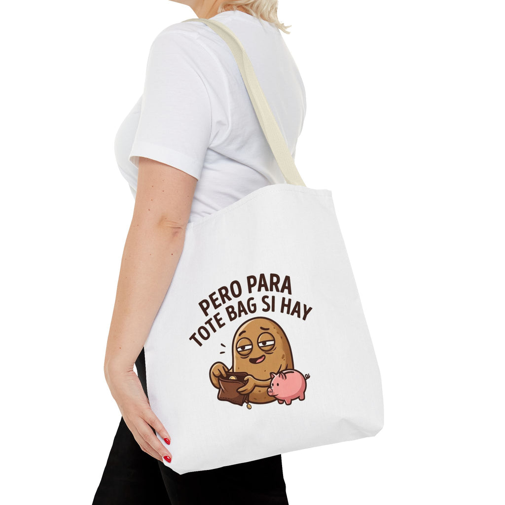 Funny Potato Meme Tote Bag, Couch Potato Gift, Polyester Everyday Carryall