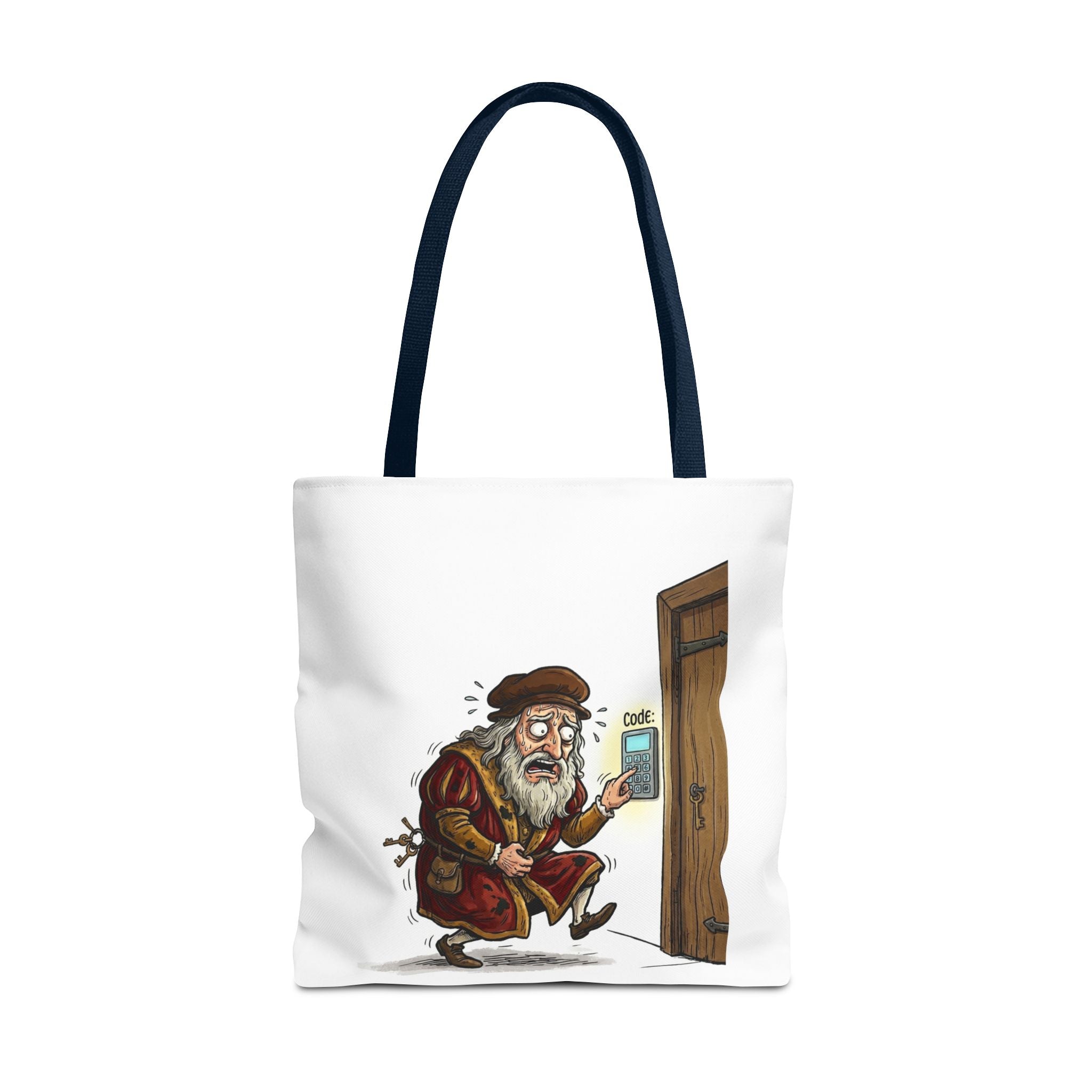 DaVinci Code Funny Tote Bag, Renaissance Art History Lover Gift