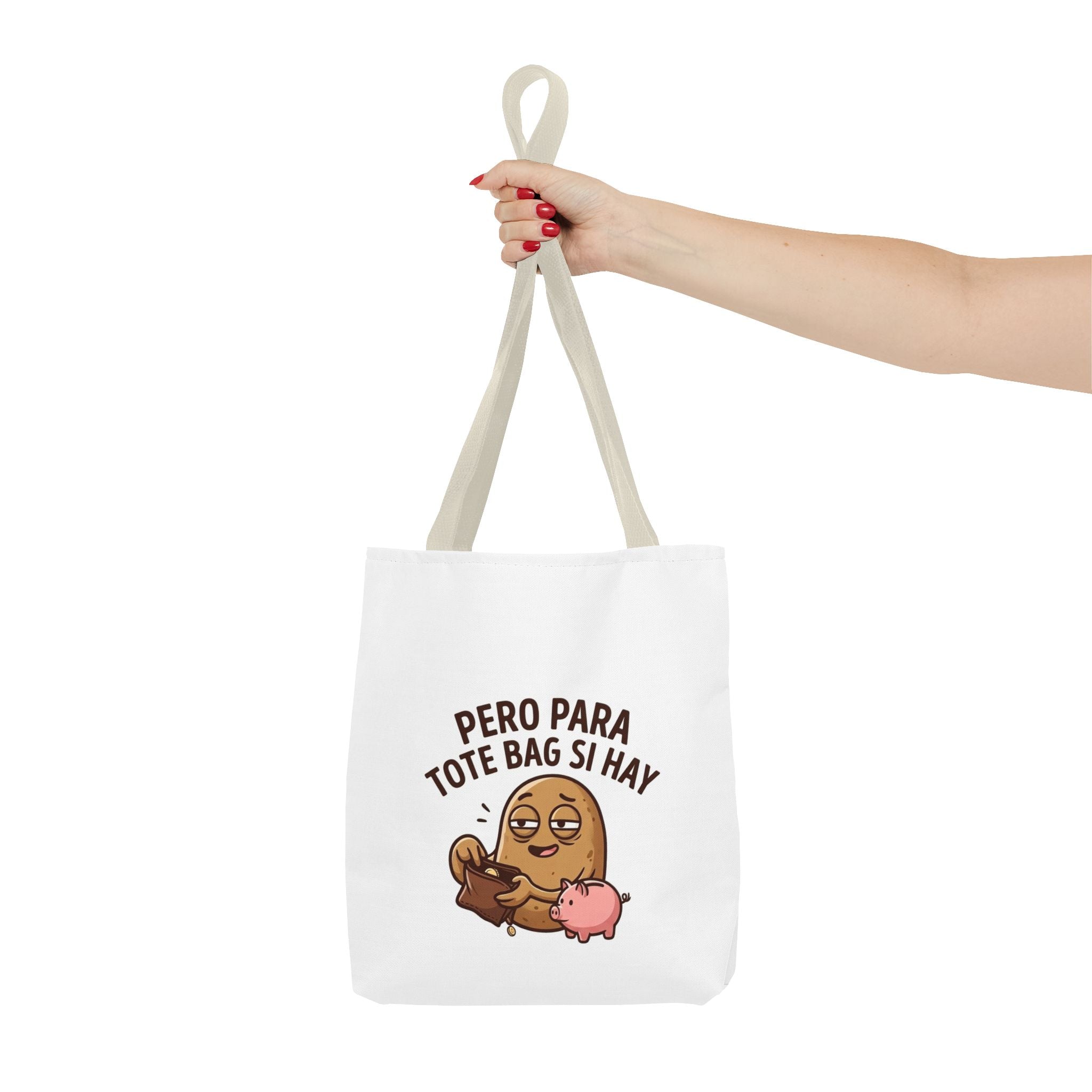 Funny Potato Meme Tote Bag, Couch Potato Gift, Polyester Everyday Carryall