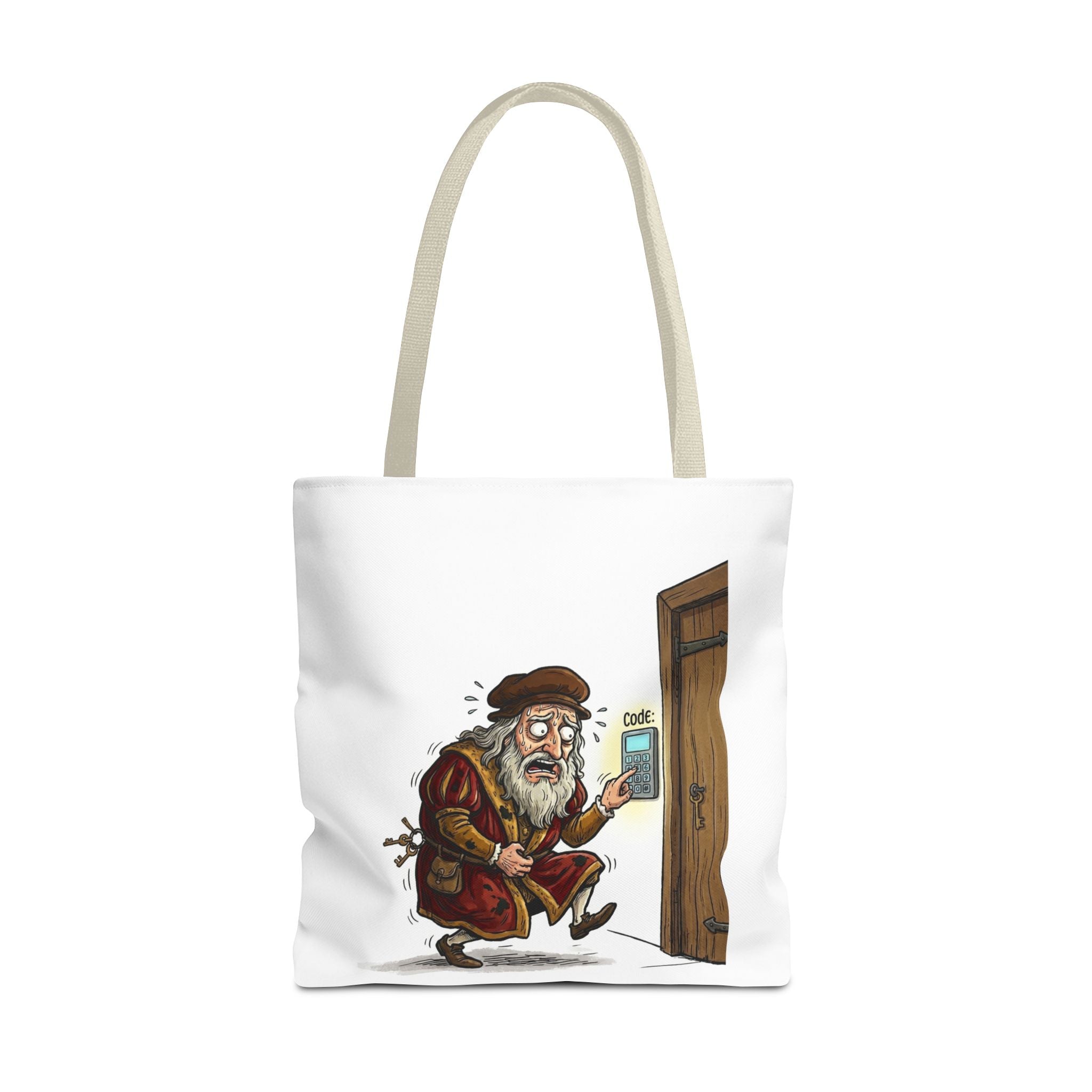 DaVinci Code Funny Tote Bag, Renaissance Art History Lover Gift