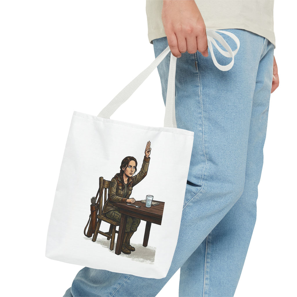 Tote Bag Juego de Hambre Meme, Bolso para el almuerzo oficina, Regalo divertido para compañeros de trabajo, Hunger Games Parody