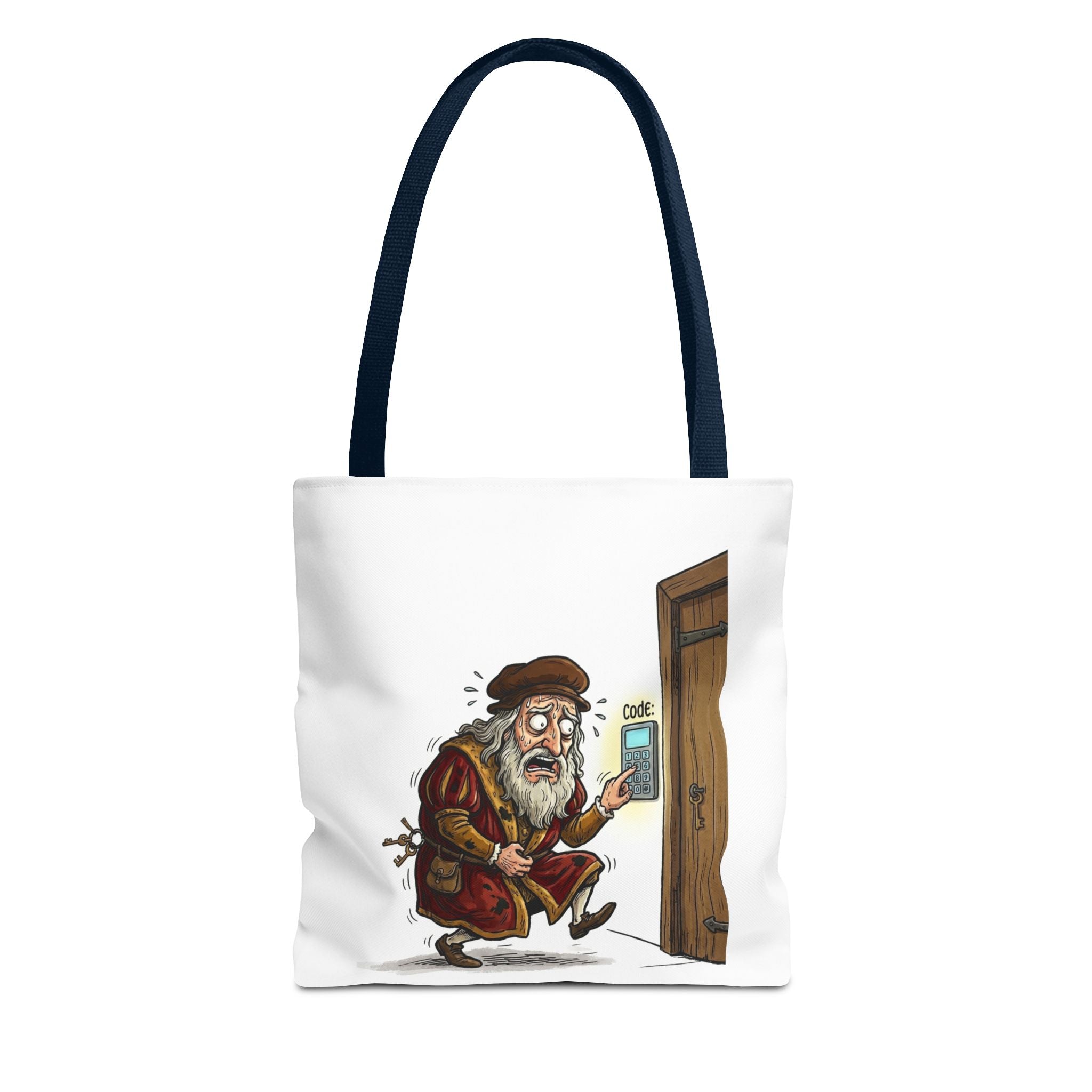 DaVinci Code Funny Tote Bag, Renaissance Art History Lover Gift