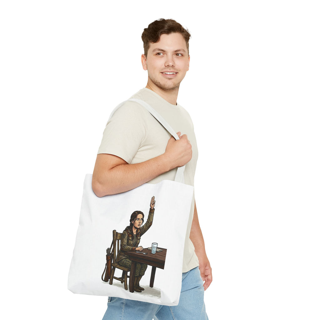 Tote Bag Juego de Hambre Meme, Bolso para el almuerzo oficina, Regalo divertido para compañeros de trabajo, Hunger Games Parody